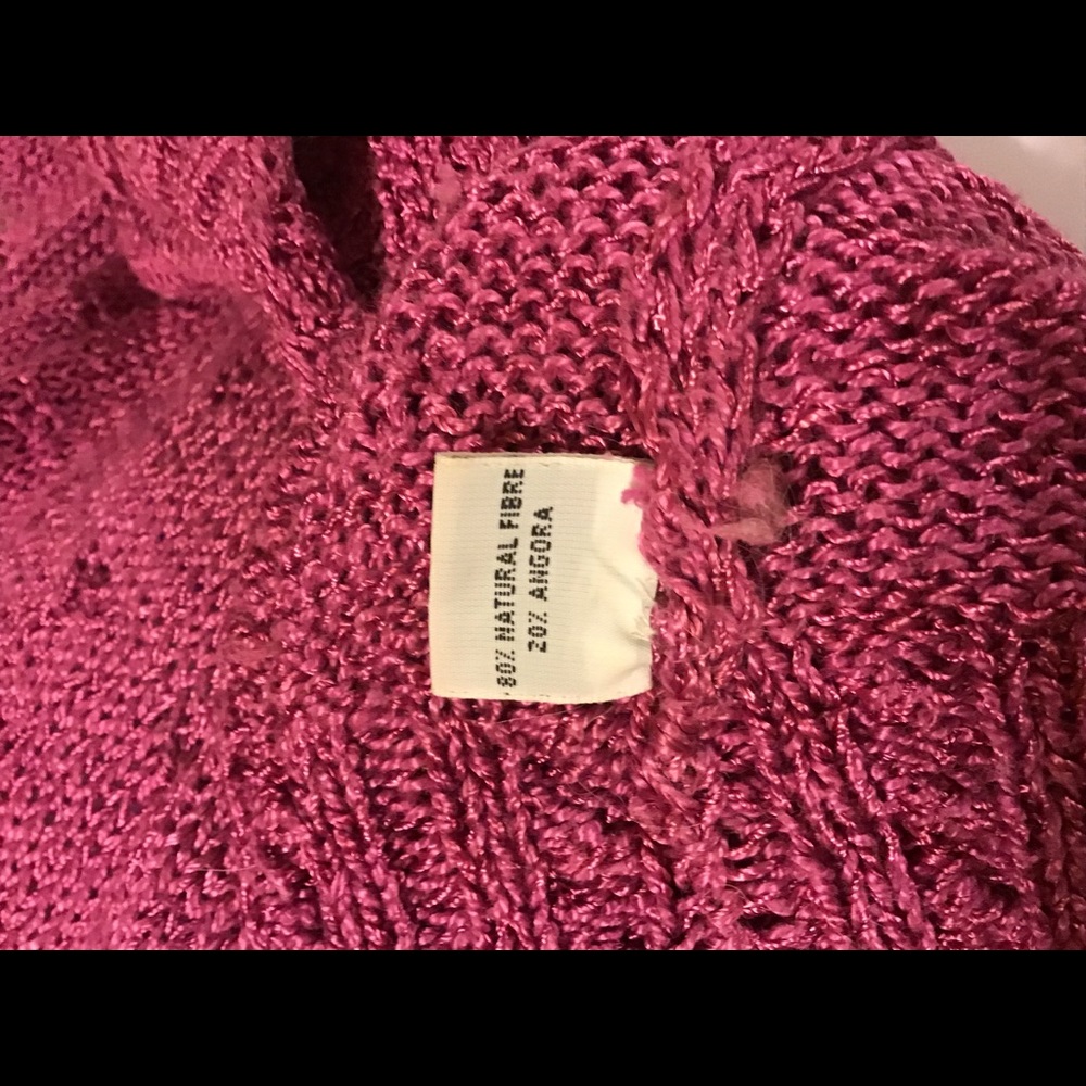 Vinatge Pink Angora Sweater - Picture 5 of 5
